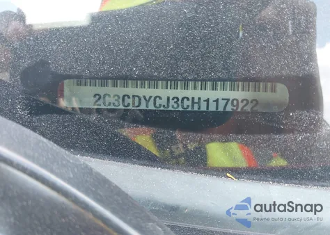 2012 Dodge Challenger Srt8 392 from USA, damaged, VIN 2C3CDYCJ3CH117922